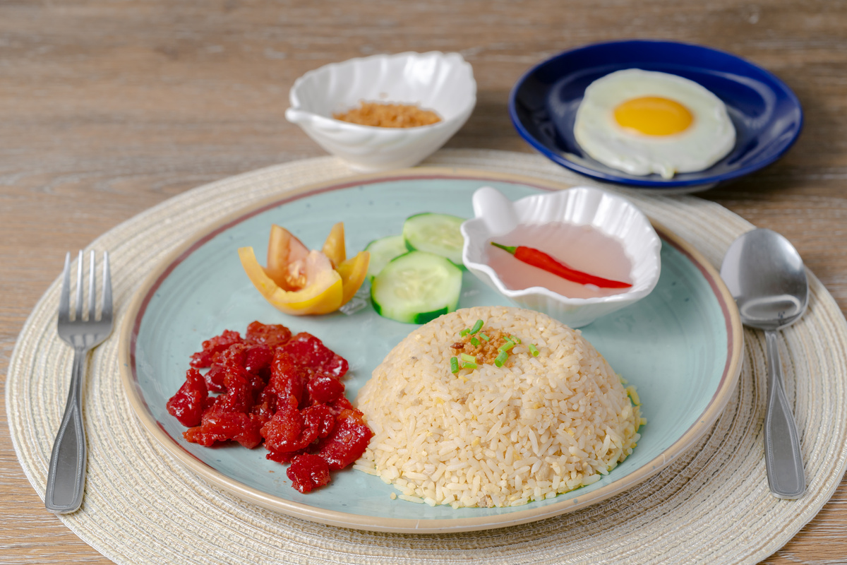 Filipino Tocino Breakfast Meal Set